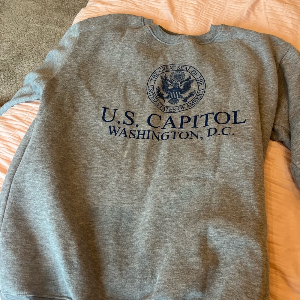 Gray U.S. Capitol Sweatshirt